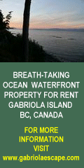 Gabriola Island ocean view property for rent