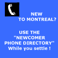 Montreal Newcomer Phone Directory