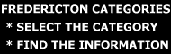 Fredericton Categories
