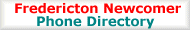Fredericton Newcomer Phone Directory